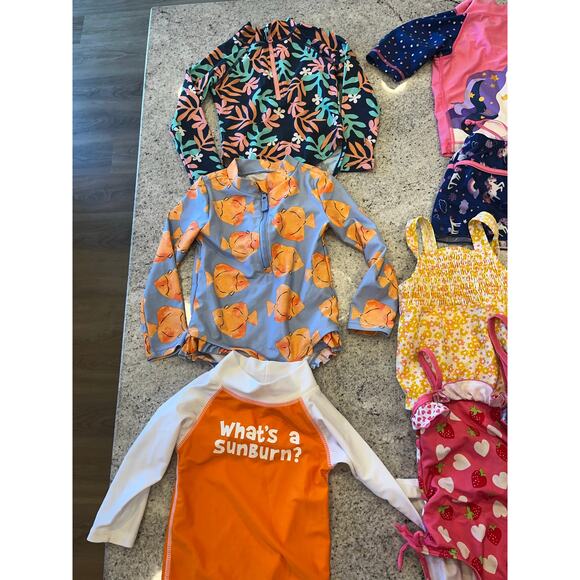 2T Toddler Girls Swimsuit & Swim Diaper Bundle - Picture 5 of 5